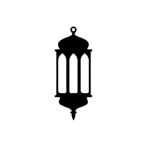 Islamic Lanterns Illustration Design Islamic Silhouette Decoration