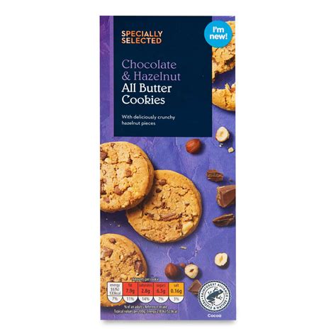 Chocolate Hazelnut All Butter Cookies G Specially Selected Aldi Ie