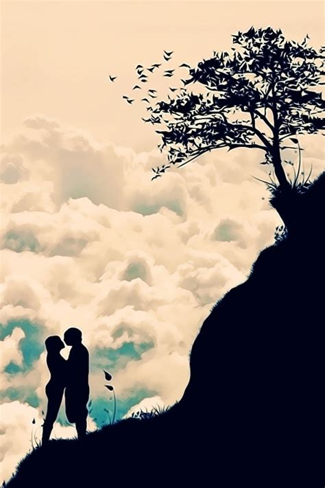 Love Couples Iphone Wallpapers Hd Love Of Soulmates Wallpaperuse