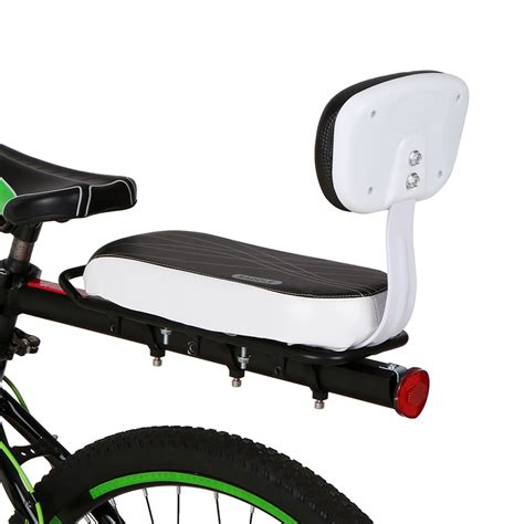 Bicycle Saddle Bicycle Back Seat Cycling Bike Bicycle Mtb Pu Leather Soft Cushion Rear Rack Seat