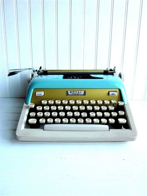 Etsy Vintage Typewriter Blue 22800 Vintage Typewriters Vintage Vintage Love