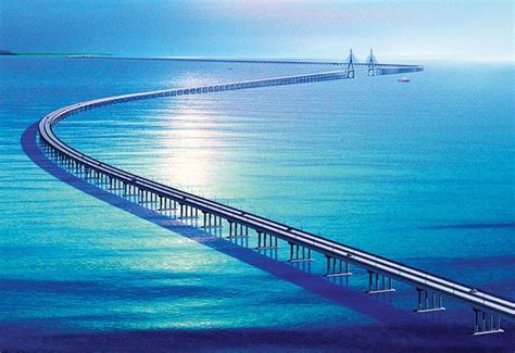 The Worlds Longest Bridge Is The Danyangkunshan Grand Bridge In China