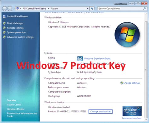 Get Windows 7 Product Key For Free And Activate It