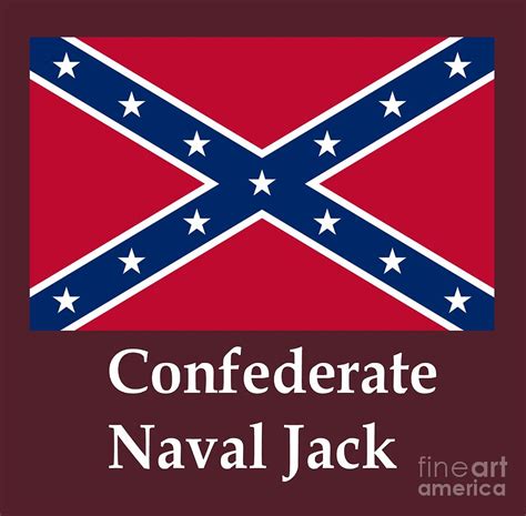 Confederate Naval Jack Digital Art By Frederick Holiday Pixels