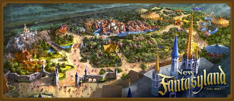 New Fantasyland Magic Kingdom Disney World Concept Art Arwtork Le Parcorama