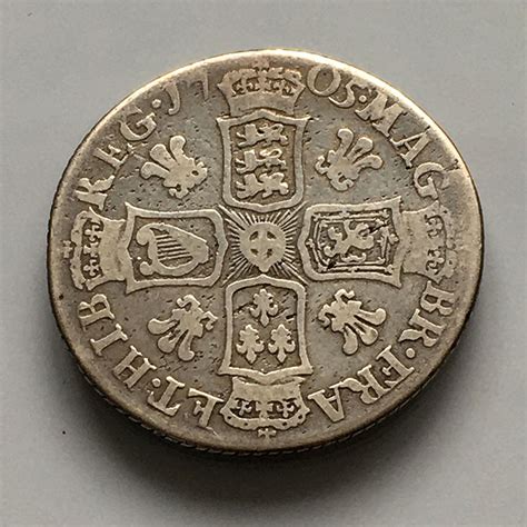 Shilling 1705 Middlesex Coins