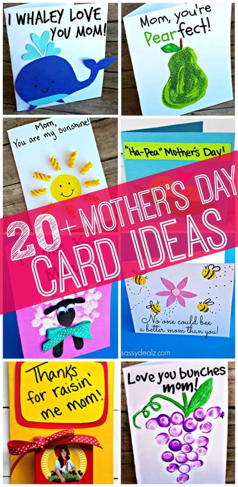 Easy Mothers Day Cards And Crafts For Kids To Make