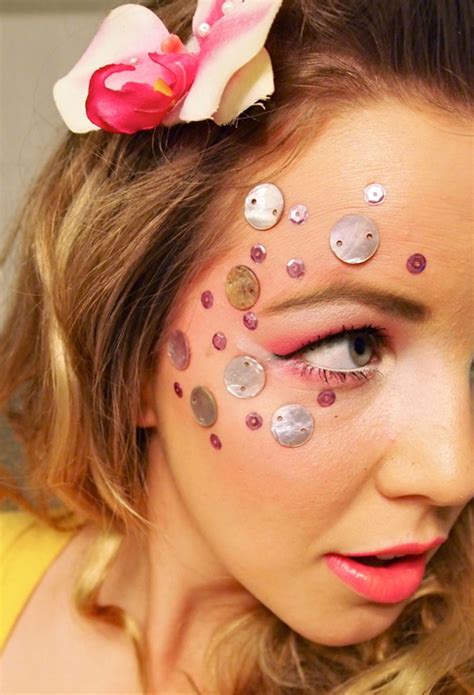 Crazy Beaded Makeup For Girls