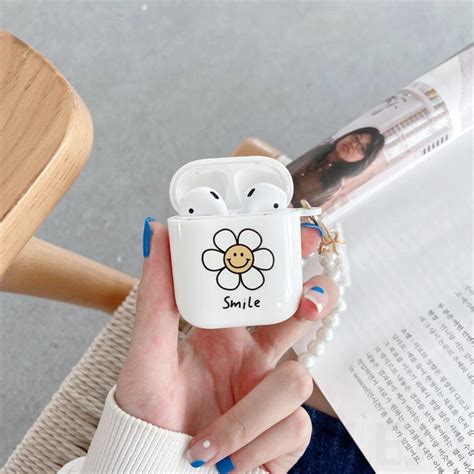 Kawaii Smiley Face Apple Airpods Étui Pour Airpods 1 Airpods Etsy
