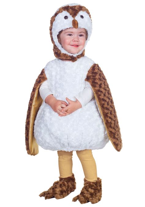 White Barn Owl Costume For Toddlers