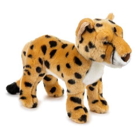 Standing 12 Plush Cheetah Stuffed Animal Edzoocation