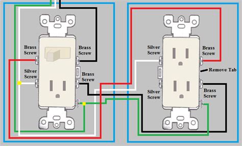 Light Switch Receptacle Wiring Diagram Wiring A Switch From A