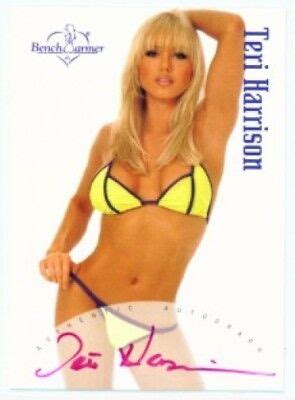 Teri Harrison Autograph Benchwarmer Series Canadian Ebay