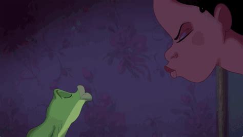 Princess Tiana Kissing Frog