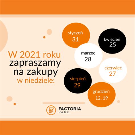 Sprawdź kiedy sklepy będą zamknięte. Niedziele handlowe w 2021 r. - Factoria Park