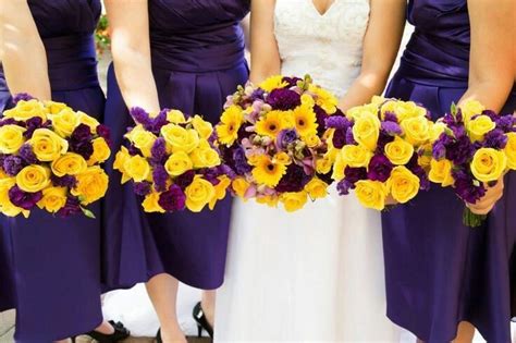 Pin By Tracey Burch On Sarah Yellow Purple Wedding Yellow Wedding