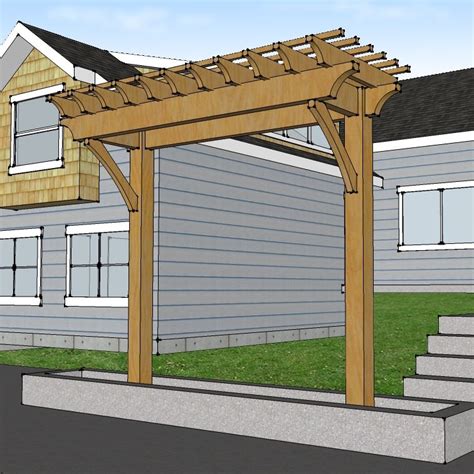 Enjoy free shipping on most stuff, even big stuff. Image result for free standing 2 post trellis | Pergola ...