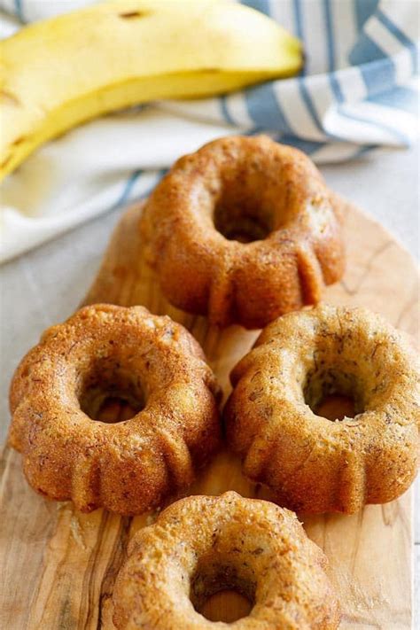 Mini meyer lemon bundt cakes from thelittlekitchen.net. Best Banana Bundt Cake - moist and yummy banana bundt cake ...
