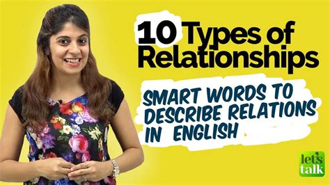 10 Types Of Relationships English Vocabulary Lesson To Describe