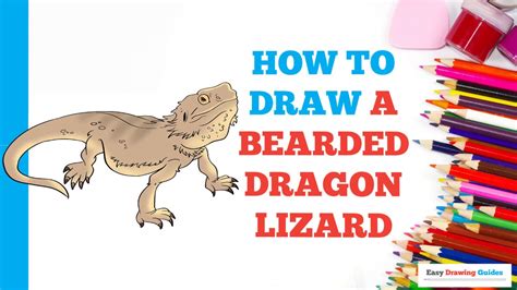 How To Draw A Bearded Dragon Lizard In A Few Easy Steps Drawing