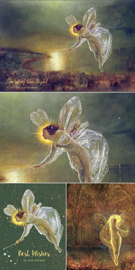 Fairies By John Atkinson Grimshaw Fairy Paintings Beautiful Posters