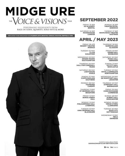 midge ure reschedules ‘voices and visions uk tour dates to 2023 mnpr magazine