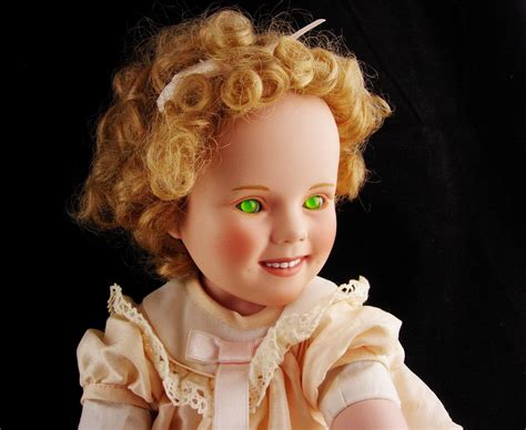 Haunted Vintage Shirley Temple Doll Scary Green Eyes 1996 Etsy In