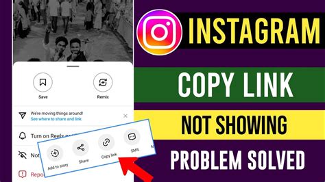 Instagram Reels Copy Link Not Showing Instagram Me Copy Link Option