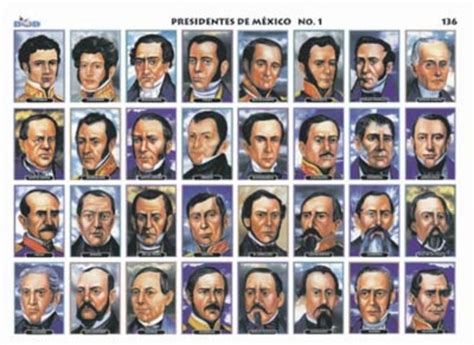 Presidentes De México Inicio Del Siglo Xix Hasta Principios Del Xx