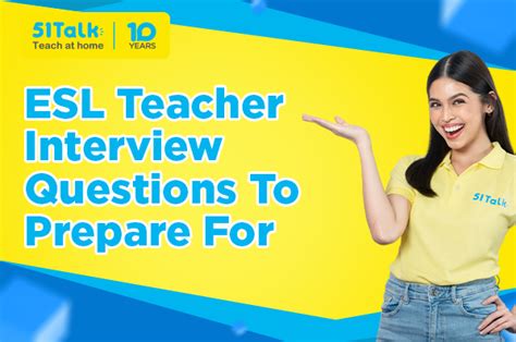 Esl Teacher Interview Questions To Prepare For