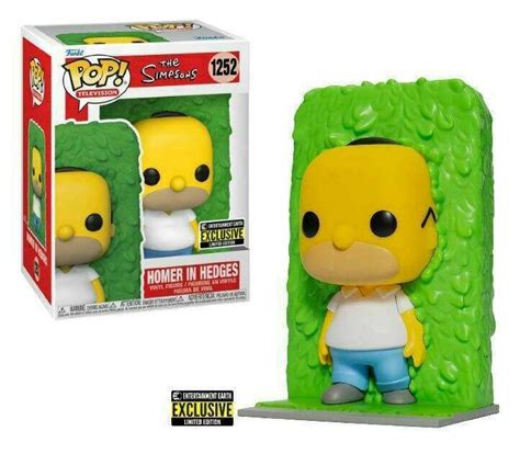 The Simpsons Pop Vinyl Figure Of Homer In Hedges 4 Inch 1252 Pop Television