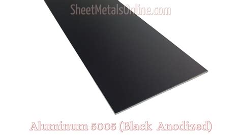 Black Anodized Aluminum Sheet Metal 0063 16 Gauge Etsy