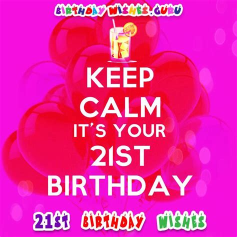 21st Birthday Wishes By Birthday Wishes Guru