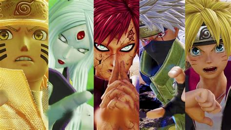 All Naruto Characters Special Attacks And Awakenings Jump Force Youtube