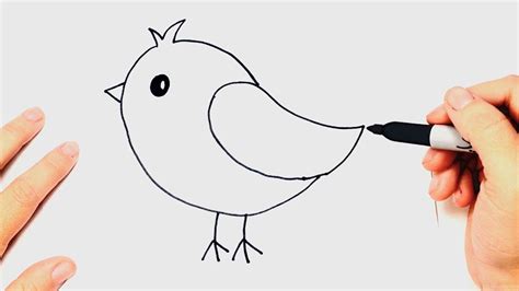 Dibujo de carreta del oeste autor: Como dibujar un Pájaro muy fácil Paso a Paso - clipzui.com