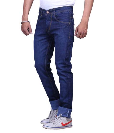 X Cross Blue Denim Regular Fit Jeans For Men Buy X Cross Blue Denim
