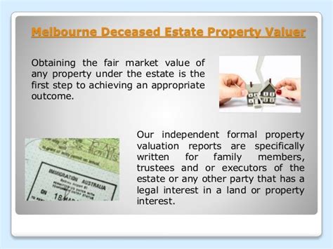 Deceased Estate Property Valuations Melbourne