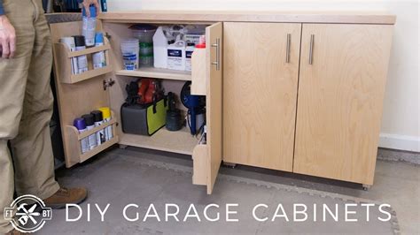 How To Build Wood Garage Storage Cabinets Two Birds Home