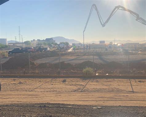 Construction Continues On New Arco Ampm Gas Station On Highway 395 In