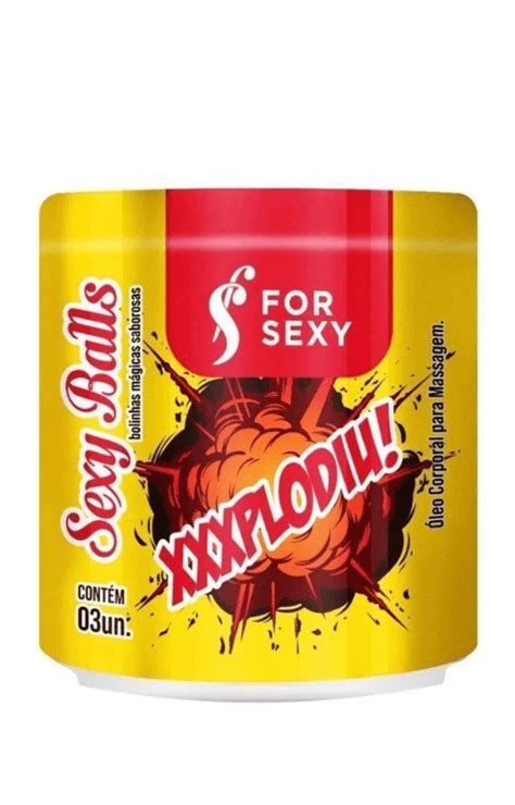 Bolinha Explosiva Sexy Balls Xxxplodiu Excitante 03 Unidades Espaço Sensual Colatina