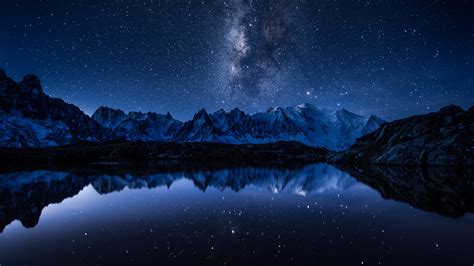 Free Sky Cosmos Water Milky Way 4k Ultra Hd Wallpaper