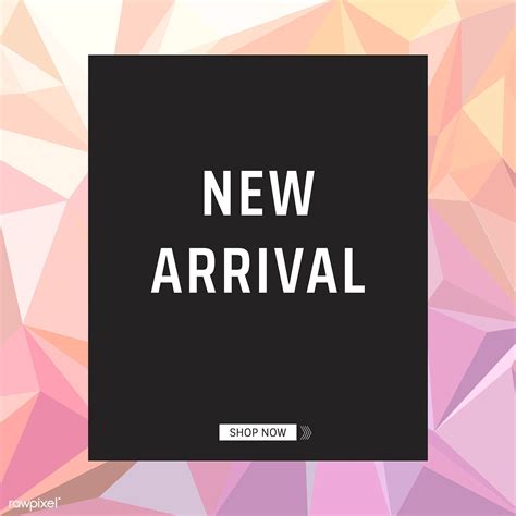New Arrival Product Announcement Poster Vector Free Image By Rawpixel