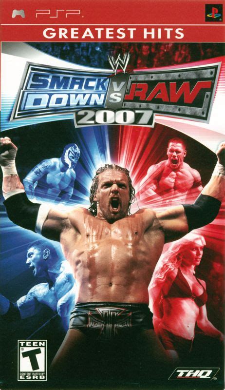 Wwe Smackdown Vs Raw 2007 2006 Psp Box Cover Art Mobygames