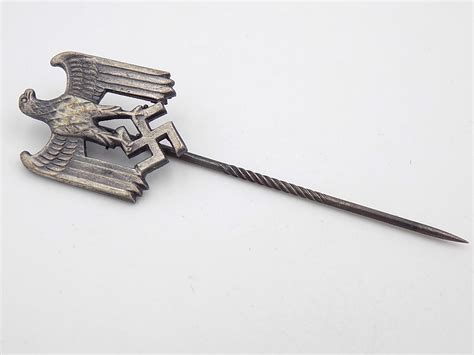 German Wehrmacht Heer Army Off Duty Lapel Stick Pin Damn Yankee