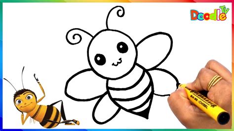Top 119 Cartoon Honey Bee Drawing