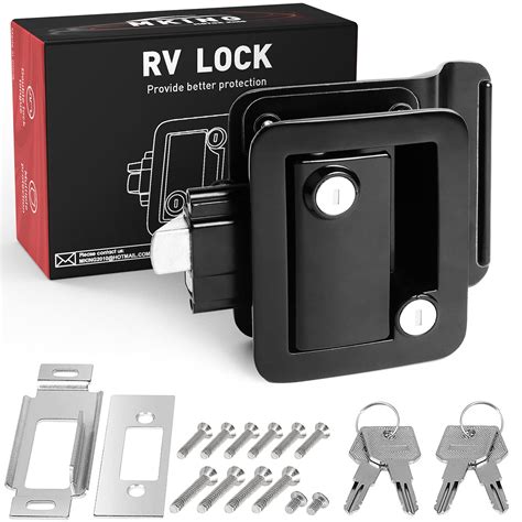 Mking Rv Entry Door Lock Camper Lock Travel Trailer Door Latch Zinc