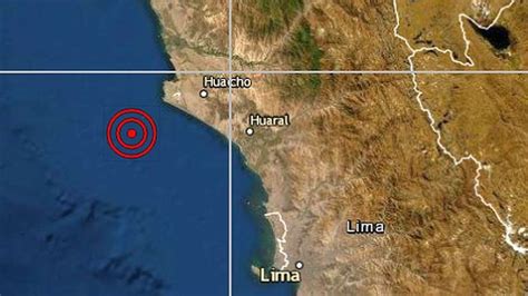 Huacho Sismo De Magnitud 37 Remeció La Región Lima Esta Madrugada