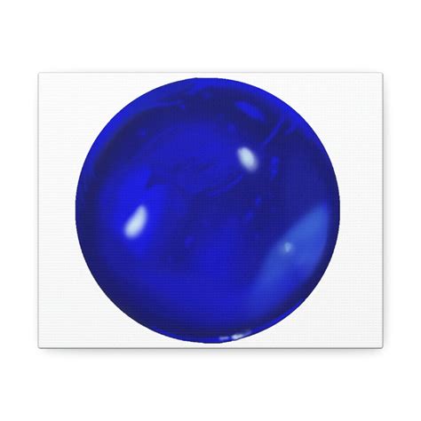 Latitude Run® Blue Orb - Wrapped Canvas Illustration | Wayfair