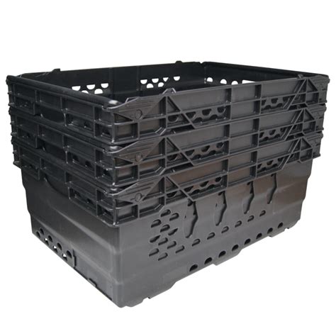 Heavy Duty Stacking And Nesting Storage Crate Large Balliihoo