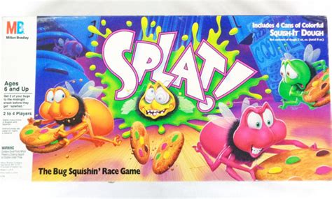 Vintage Splat Board Game Milton Bradley 1990 Complete Toy Etsy